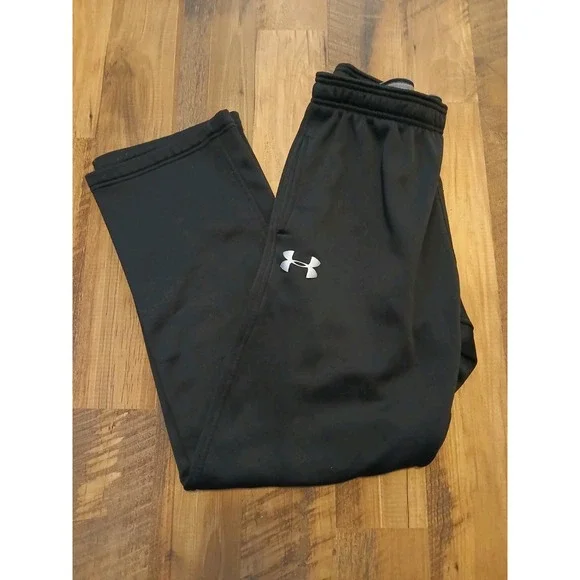 Under Armour Men's Medium Black Loose Fit Sweatpants Joggers 28
