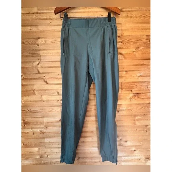 Old Navy Joggers Stretchtech Green Medium Tall Athleisure Nylon Workout Gym