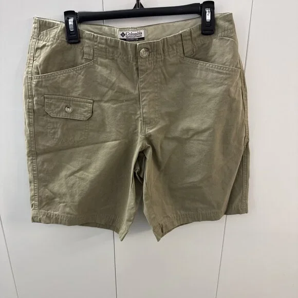 Columbia Hiking Shorts Womens‎ 10 Flat Front Chino