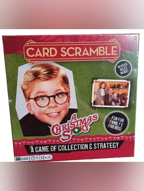 A Christmas Story Card Scramble Collection Strategy Board Game Ages 12+ NEW