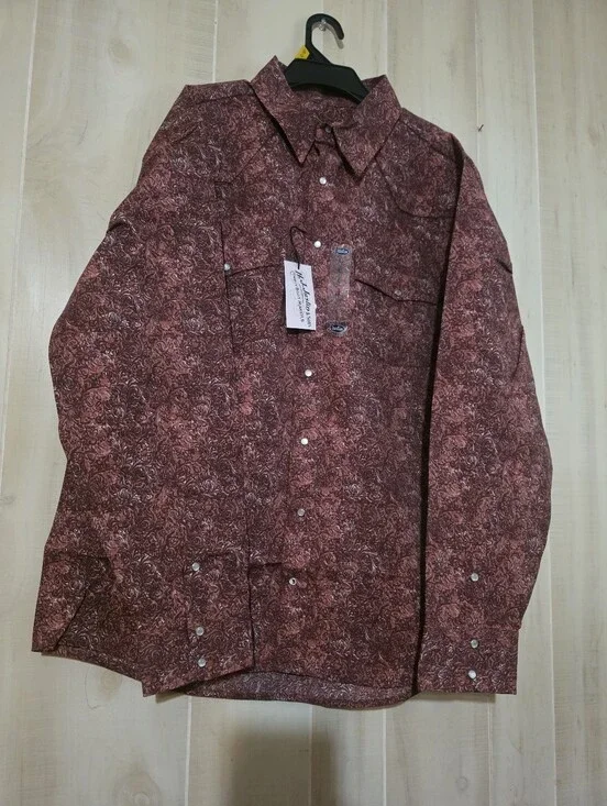 Mens LS Snap Down Shirt