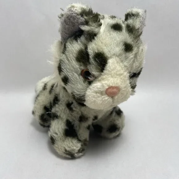 Vtg Dandee Jungle Cubs Grey Leopard Plush Stuffed Animal WAL-Mart 6