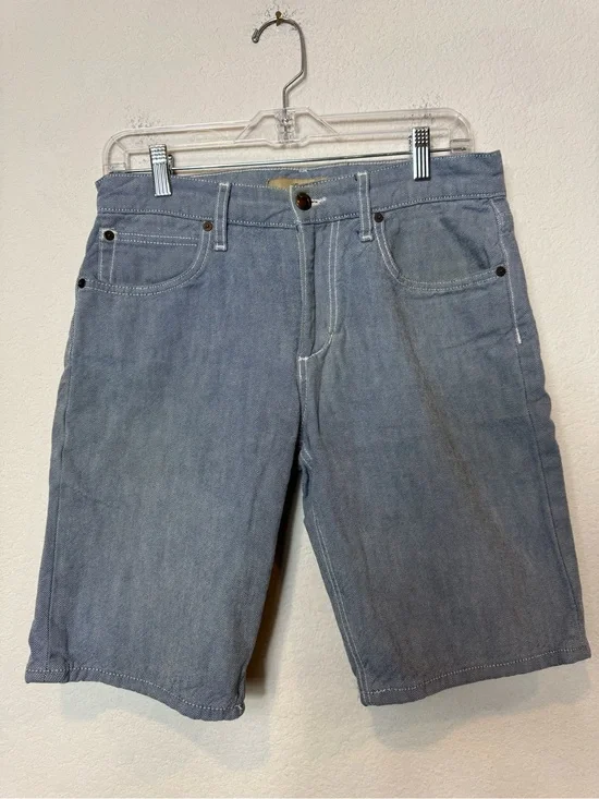 Joe's Jeans Daire Light Blue Denim Shorts Pinstripe 100% Cotton Casual Men’s 29