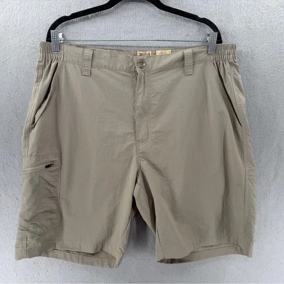 Redhead Cargo Shorts‎ Mens 40 Khaki Hiking Fishing Trail Utility Lightweight Tan