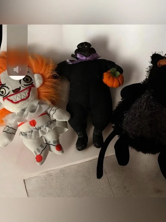 Plush Halloween decor