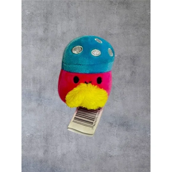Squishmallows Mystery Squad Micromallows Blacklight Randall the Mushroom‎ 2.5