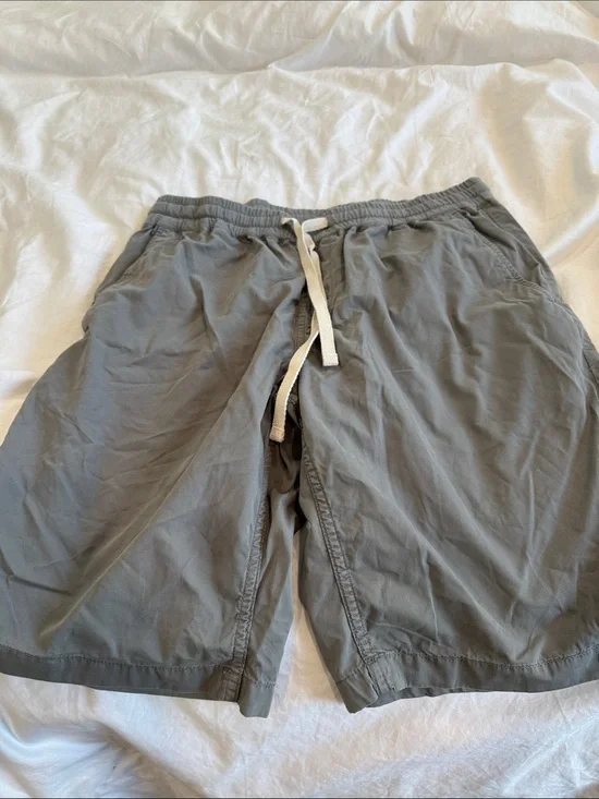 J. Crew Men's Gray Drawcord Athletic Shorts