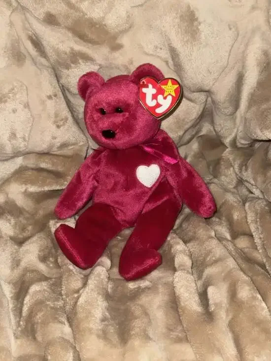 TY Beanie Baby Valentina Bear 1998