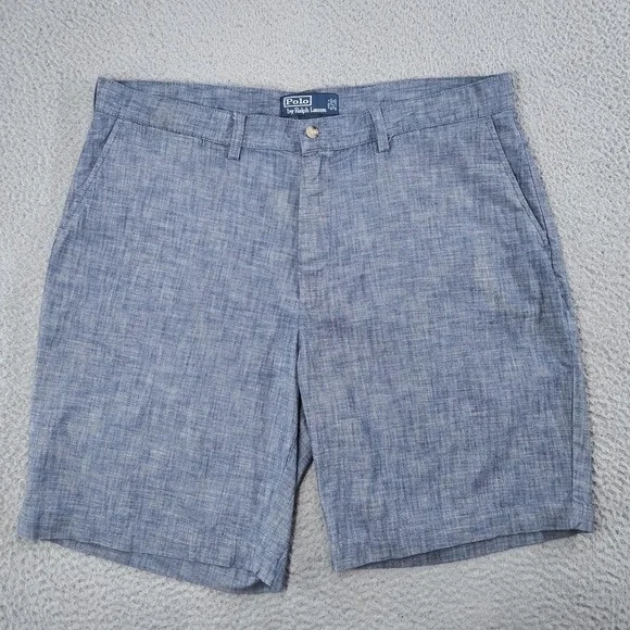 Polo By Ralph Lauren Shorts Mens 38 Blue Prospect Short Cotton Chino Casual