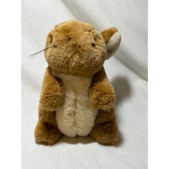 Eden Toys Peter Rabbit Vintage Plush Brown Bunny Beatrix Potter Stuffed Animal