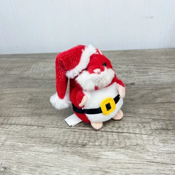 Ganz Mazin Hamster Nick First Edition Santa Claus Christmas Plush WE000821