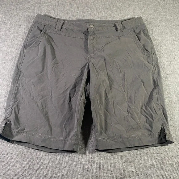 Eddie Bauer First Ascent Shorts Womens Size 10 Hiking Casual‎ Gray