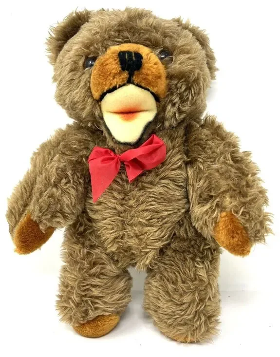 Vintage GUND Open Mouth Teddy Bear 16