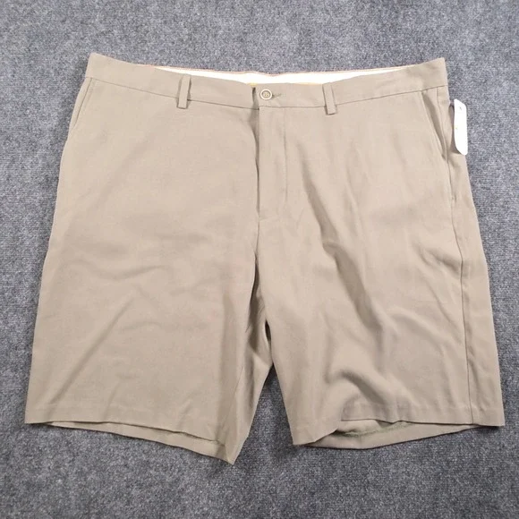 NWT Tommy Bahama Tortola Silk Shorts Mens 44 Green Flat Front Beach Preppy