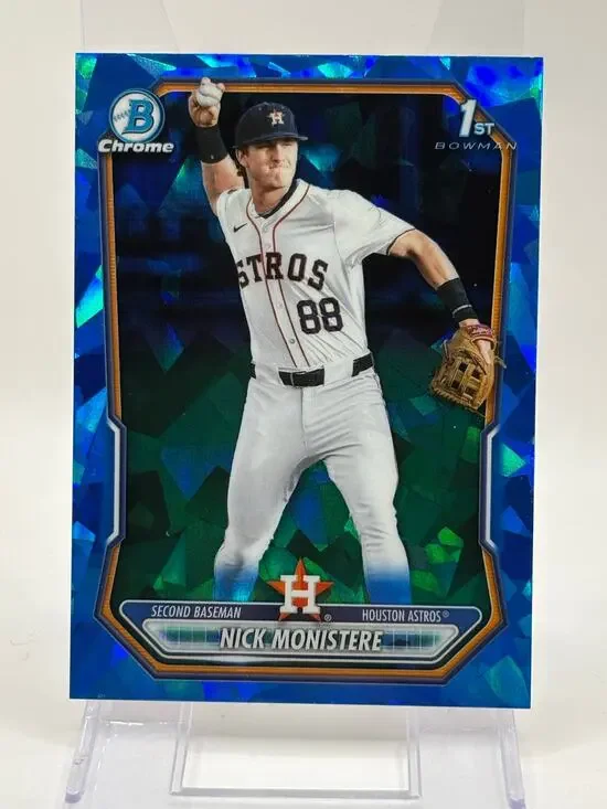 2026 Bowman Sapphire Nick Monistere 1st Chrome Prospect Houston Astros