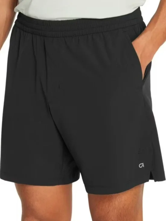 GAP Fit Mens Size Large Active Black Athletic Shorts with Elastic Waist