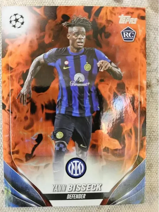 2023-24 Topps UEFA Yann Aurel Bisseck Inter Milan RC Germany Inferno insert