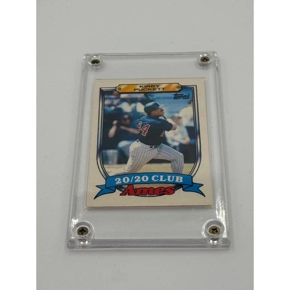 1989 Topps Ames 20/20 Club Kirby Puckett Minnesota Twins Baseball Card 24