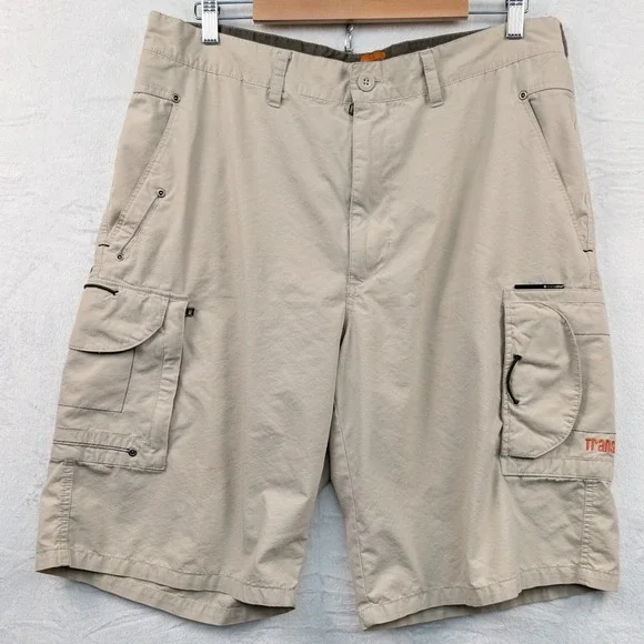 VTG Transnine Cargo Shorts Men's 36 Khaki 12