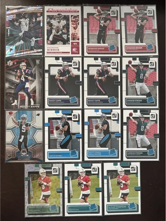 2022 NFL ROOKIE QB PANINI COLLECTION + SPECIAL INSERT PARALLELS 15 RC LOT NM