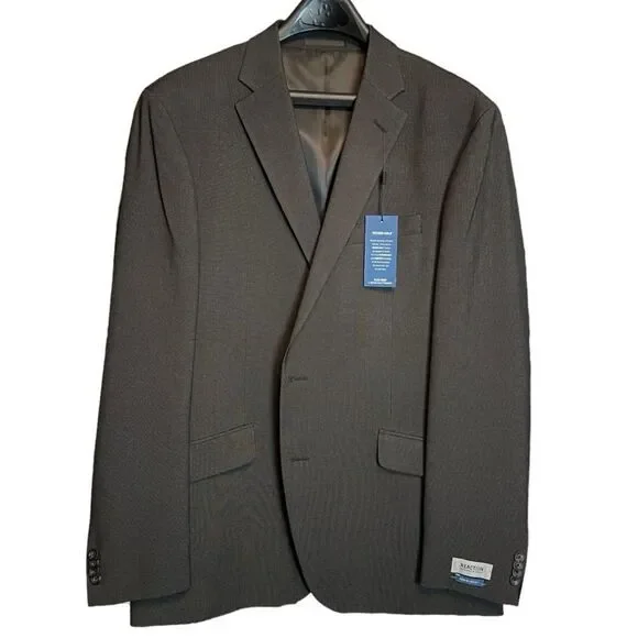 Kenneth Cole Sports Coat 2 Button Charcoal Size 46L