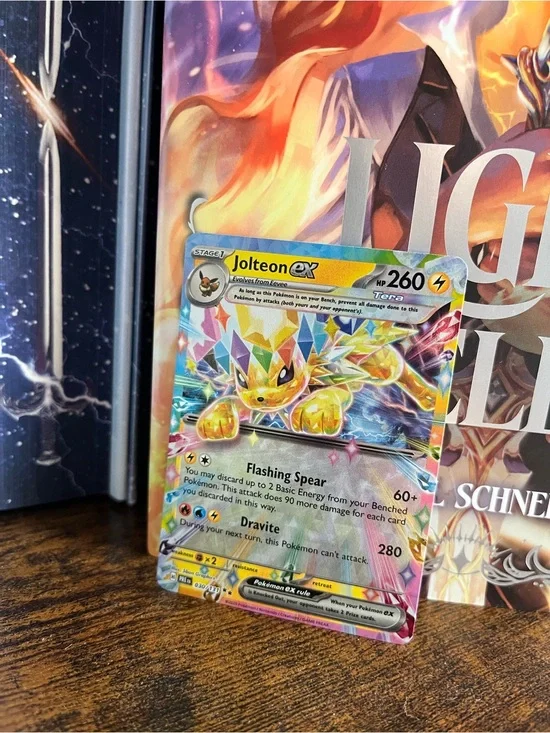 Jolteon ex Holo Rare Pokemon Prismatic Evolutions Trading Card 030/131