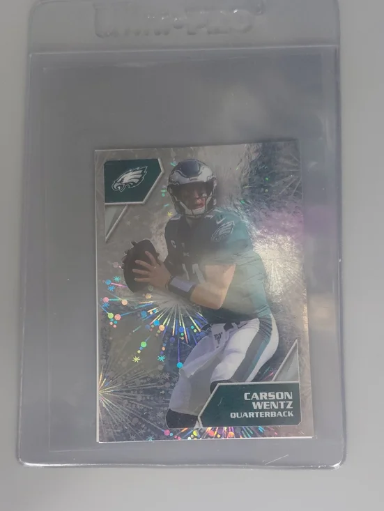 Philadelphia Eagles Carson Wentz Football Trading Card - Green With A-ROD