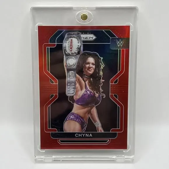 2022 Panini Prizm WWE Red Prizm /299 Chyna #165 Woman’s Champion HOF
