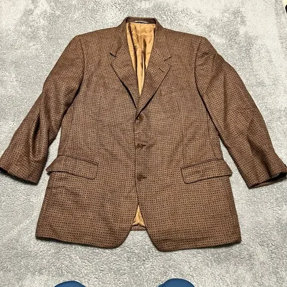 Ermenegildo Zegna Soft Sport Coat Blazer Mens 56 US 44 Casual Jacket Wool