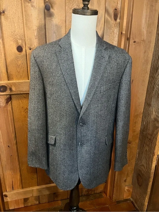 Jos. A. Bank 1905 wool herringbone blazer 44 short 3252