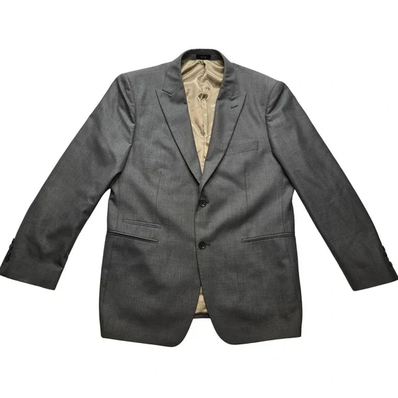 JF J.Ferrar Modern Fit Blazer Gray Suit Jacket Classic‎ 42R Men
