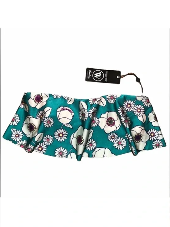 Final Price!!!!. WildFox Swim NWT Women's Flutter Emerald‎ Top XS