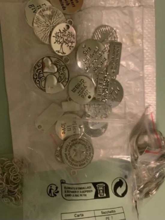 Silver Charm Pendant Mix - Jewelry Craft Charms BNIB