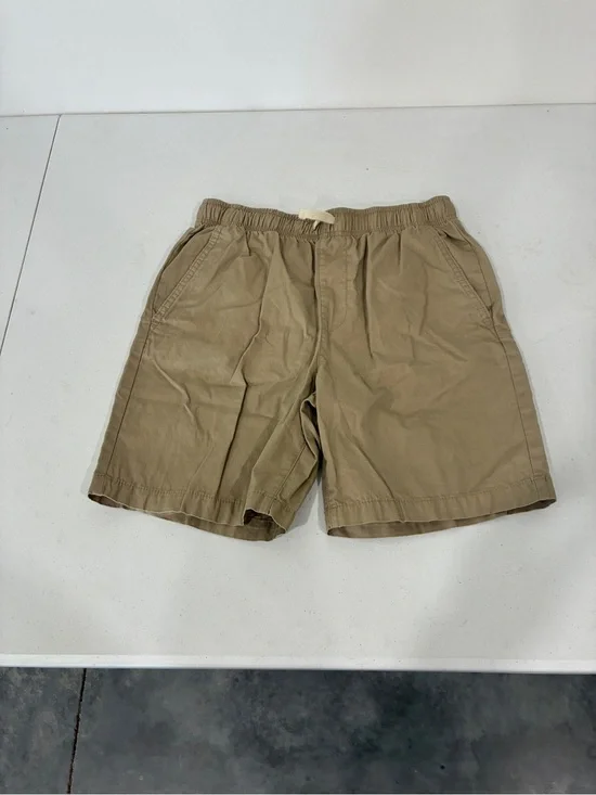 Old Navy Kids XL 14/16 Khaki Chino Dock Shorts Elastic Waist Cotton Casual