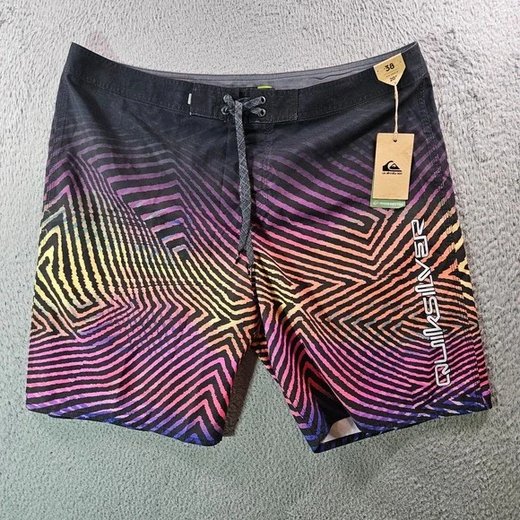 NWT‎ Quiksilver Board Shorts Swim Trunks Men 38 No Liner 20