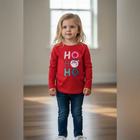 Red Long Sleeve Holiday Shirt