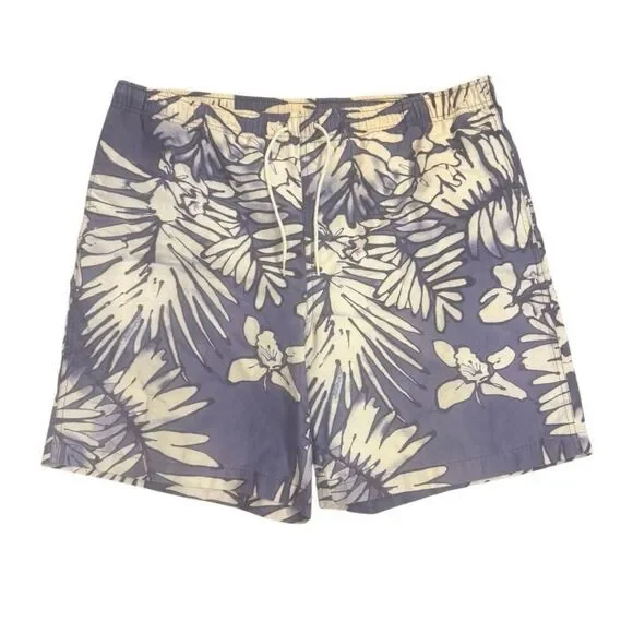 Polo Sport Men’s Swim Trunks Large Drawstring Liner Tropical Print Beach