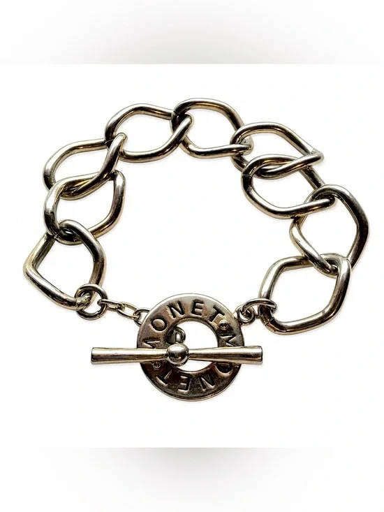 Monet Gold-Tone Chunky Link Toggle Bracelet
