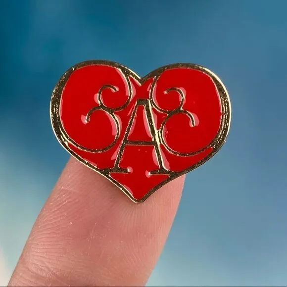A Heart Alice Wonderland Collection Enamel Pin