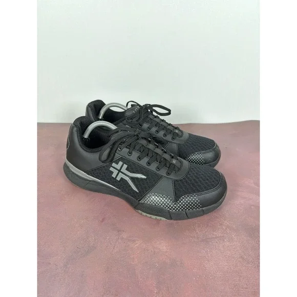 Kuru Quantum 2.0 Orthopedic Comfort Shoes Mens 11 Medium Jet Black Gray Sneakers
