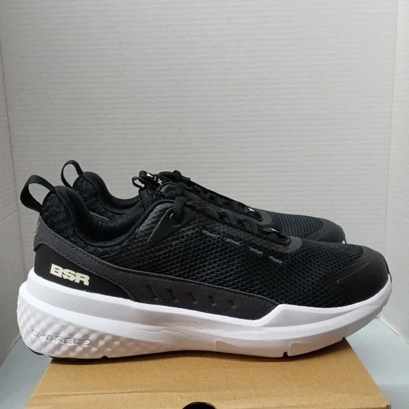 Under Armour‎ Project Rock BSR 5 Shoes Men's Size 8 Black White Sneakers 3028296