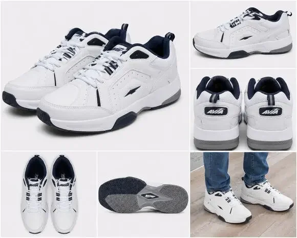Avia Men’s Quickstep Wide Width White Athletic Shoes – Size 12W