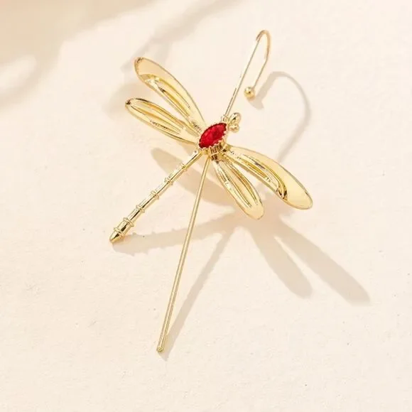 Dragonfly cuff earring #2306