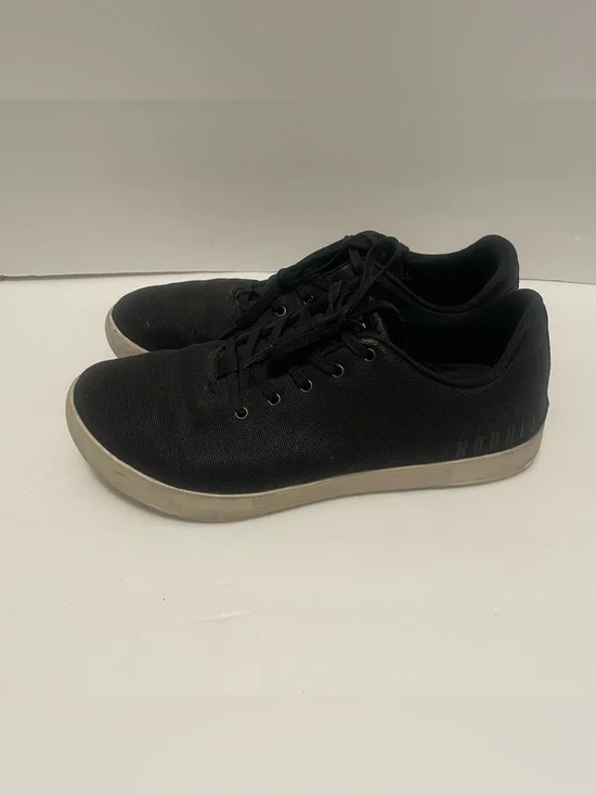 NOBULL Canvas Trainer Workout Sneakers Black / White Men's 11.5