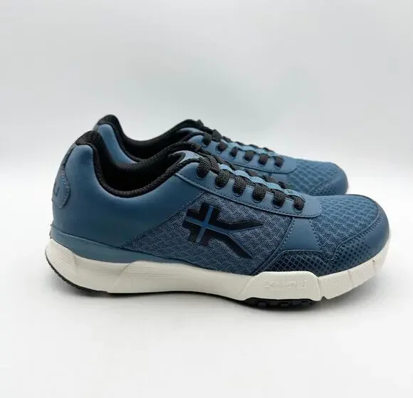 KURU Quantum Athletic Shoes MENS 7 or WOMENS 8.5 WIDE Blue Black Sneakers NWOB