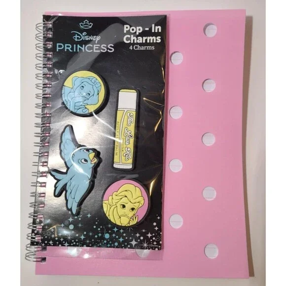 Disney Princess Light Pink Journal, 96 Lined Sheets, 6.5
