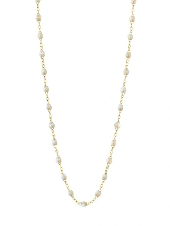BRAND NEW gigi CLOZEAU Classic Gigi Opal Necklace, 18 Carat Yellow Gold, 16.5