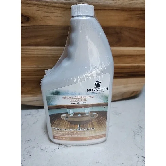 NOYATECH Bio Deodorizing Boat Deck‎ Cleaner and Hull Wash 32 Oz NEW SEALED