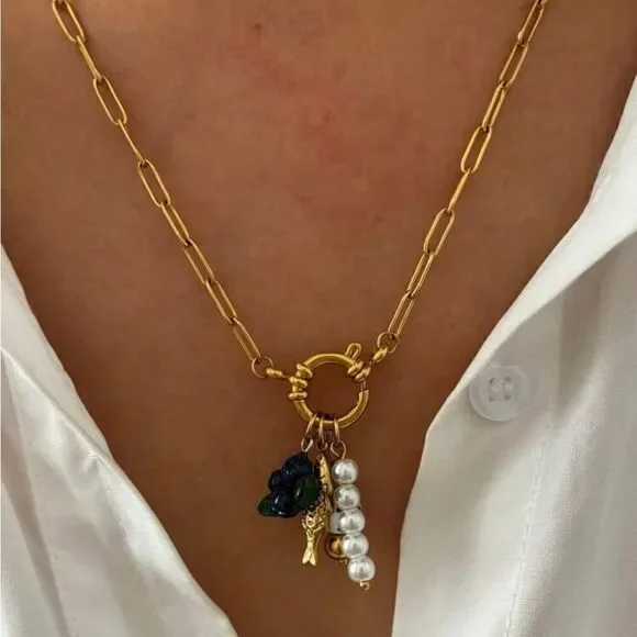 Statement necklace N753