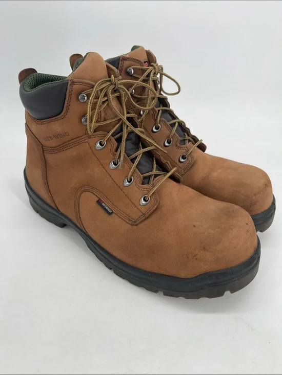 Red Wing King Toe 6-Inch Waterproof Safety Toe Men’s Boots Size 13D
